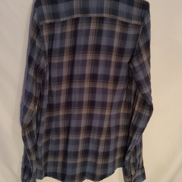 Men's Plaid Shirt, size Small-Tall - Picture 2 of 7